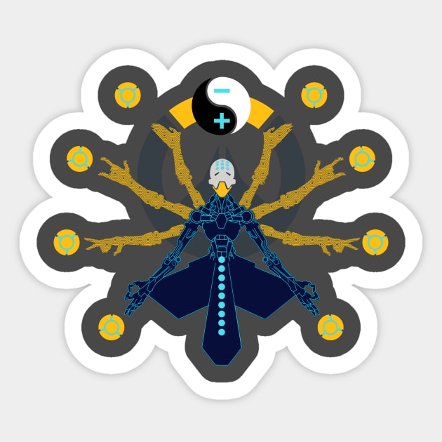 Zenyatta Transcendence Sticker by BuckRogers